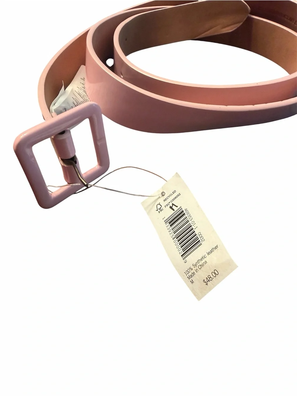 NWT Banana Republic Women’s Pink Patent Leather Belt